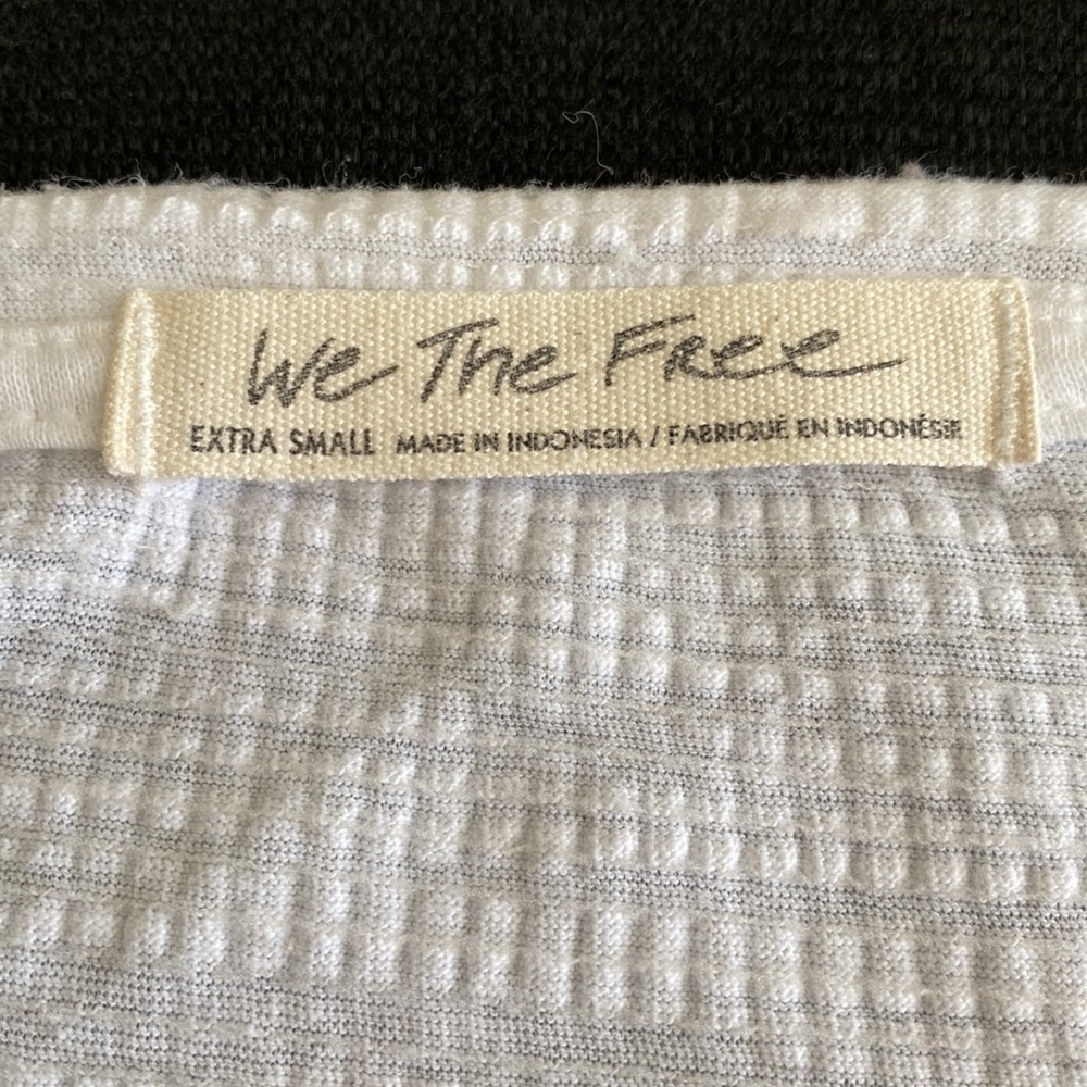 Free People White Asymmetrical Top - Picture 8 of 16